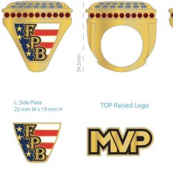 Custom Number MVP Ring