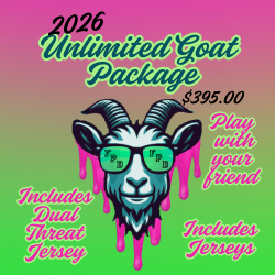2026 Spring Tournament Unlimited GOAT Package - Includes Jerseys