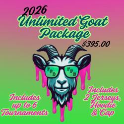 2026 FALL Tournament Unlimited GOAT DT Option Package - Includes Jerseys